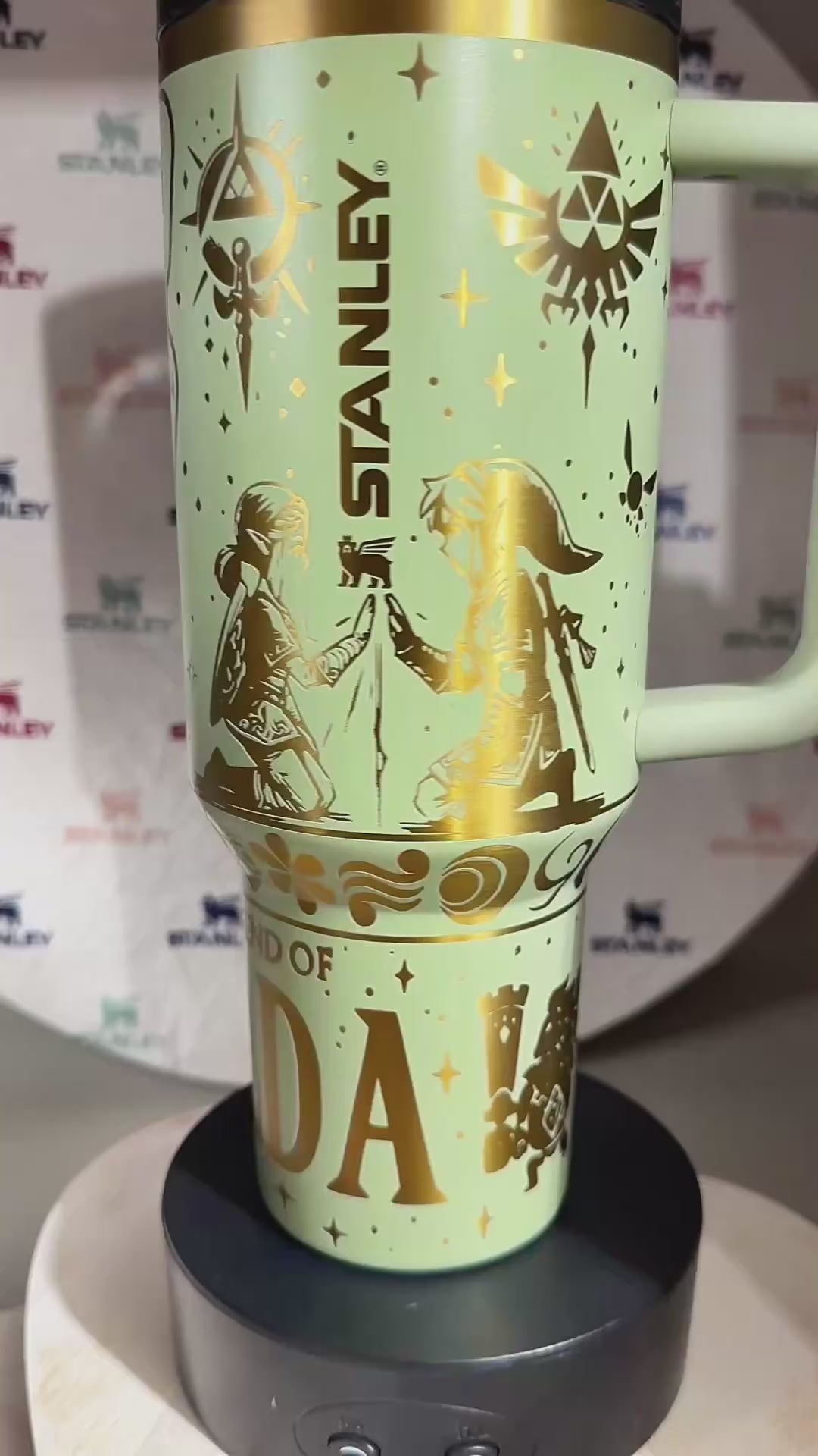 S507 キルステン オースターガード 蓋付 陶器 ボトル オブジェ Zelda Stanley 40oz – G.B. Engraving