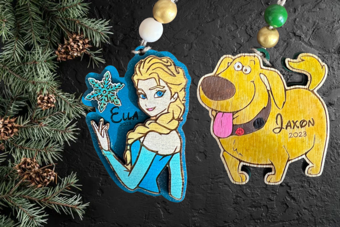 Custom Character Ornaments