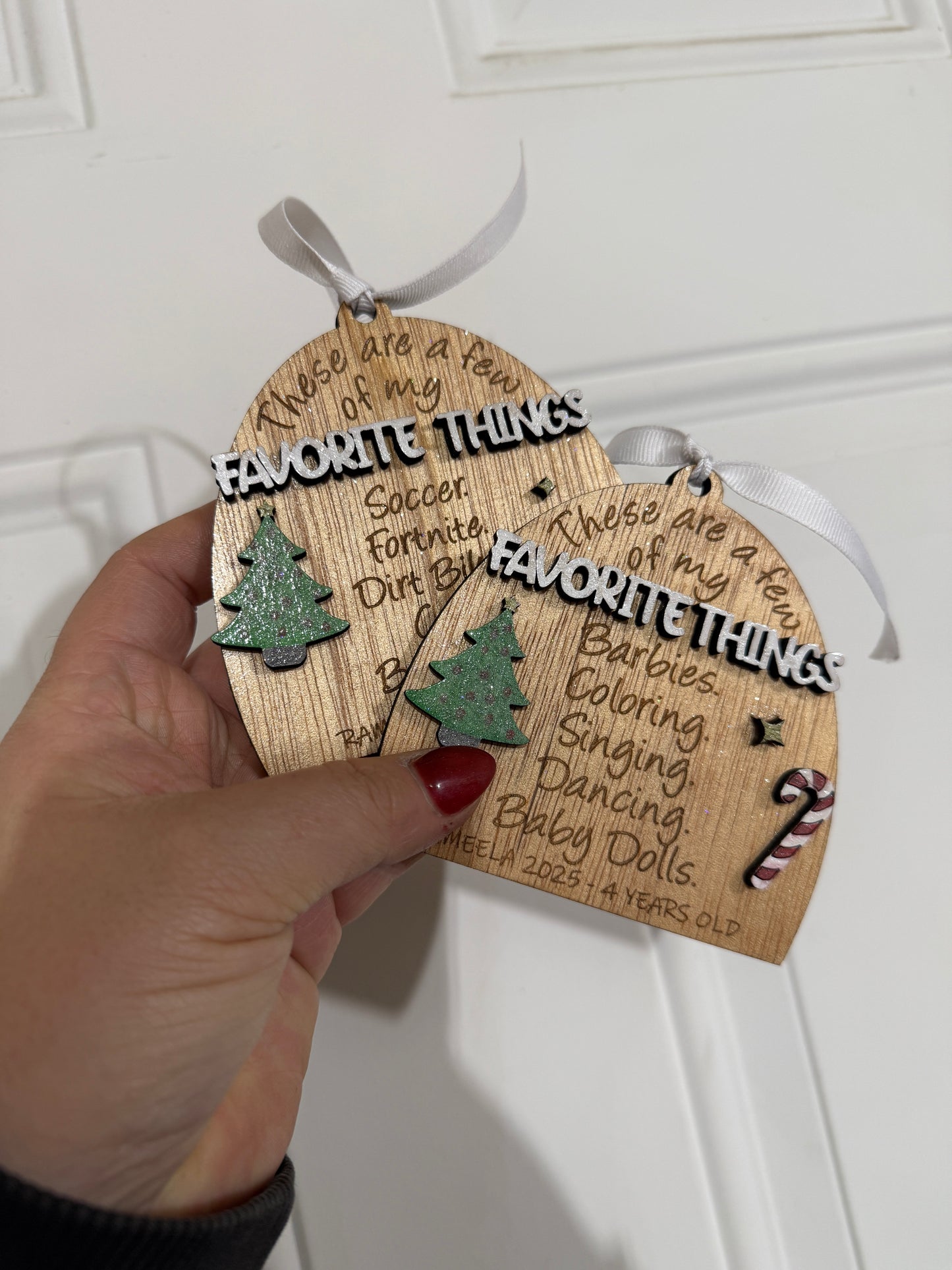Children Favorite Things Memory Ornament