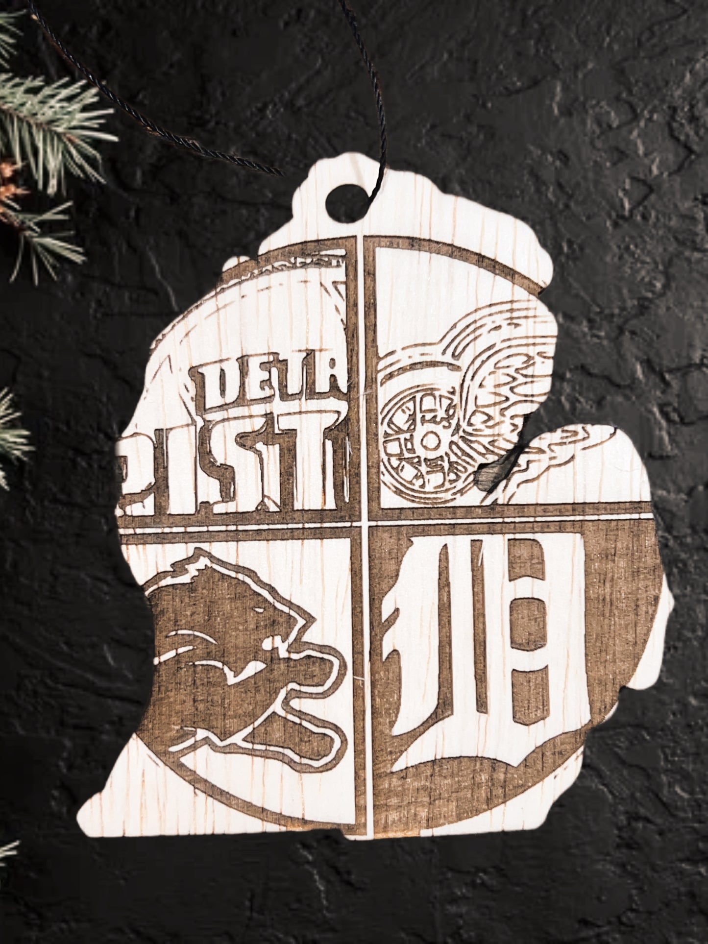 Detroit Sports Ornament