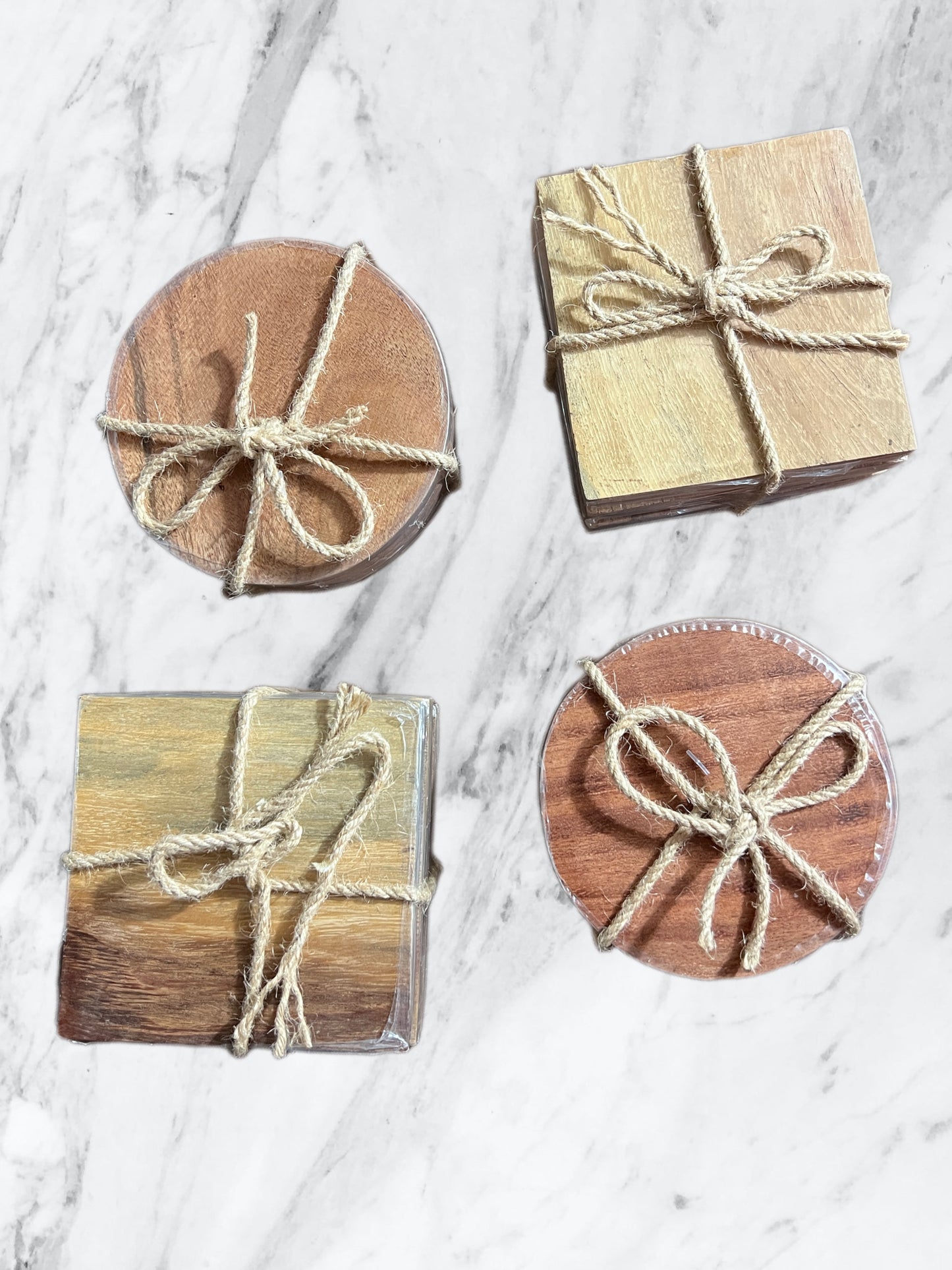 Custom Wooden Coasters - 4 Pack