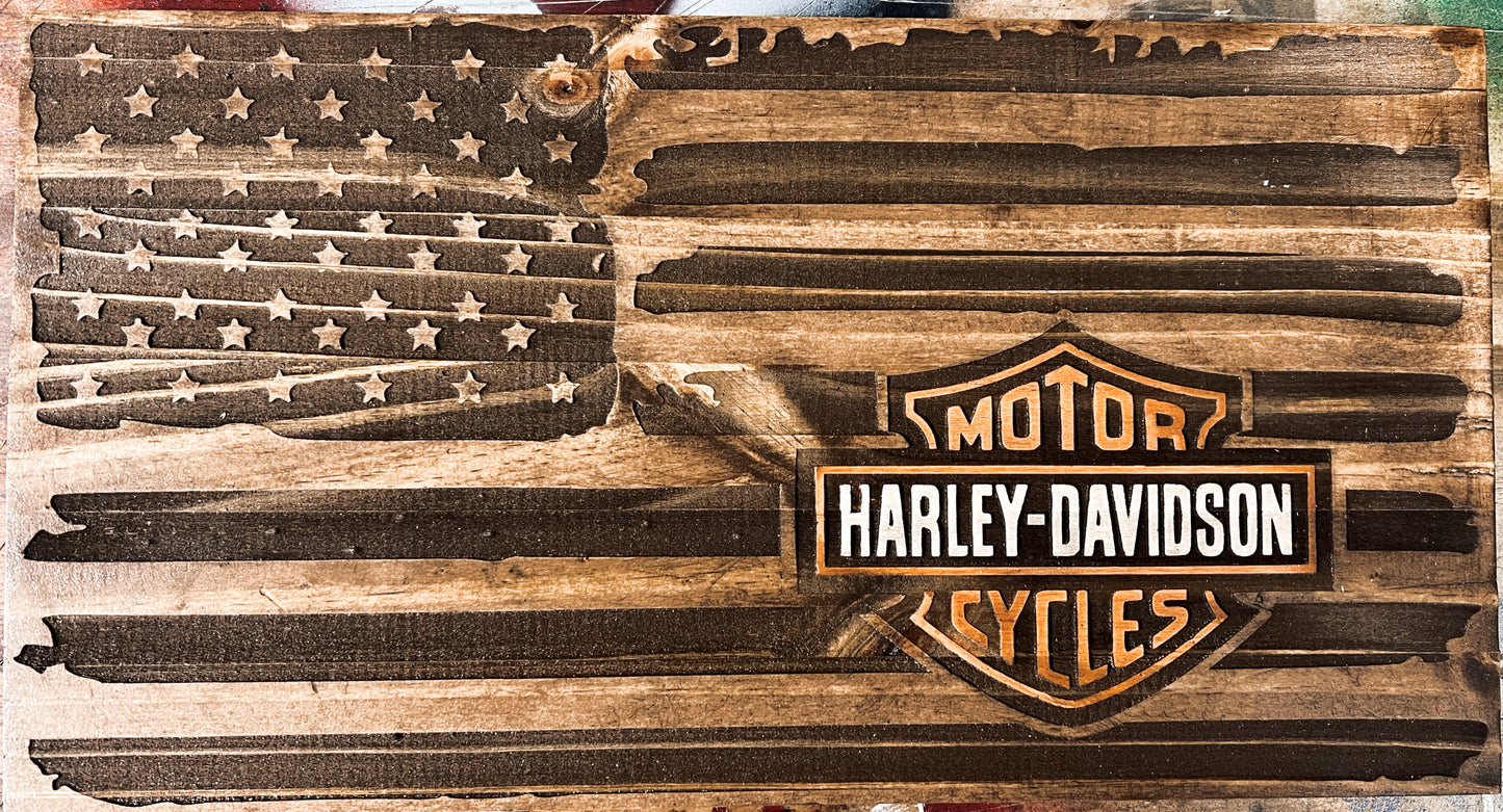 Harley Davidson Flag